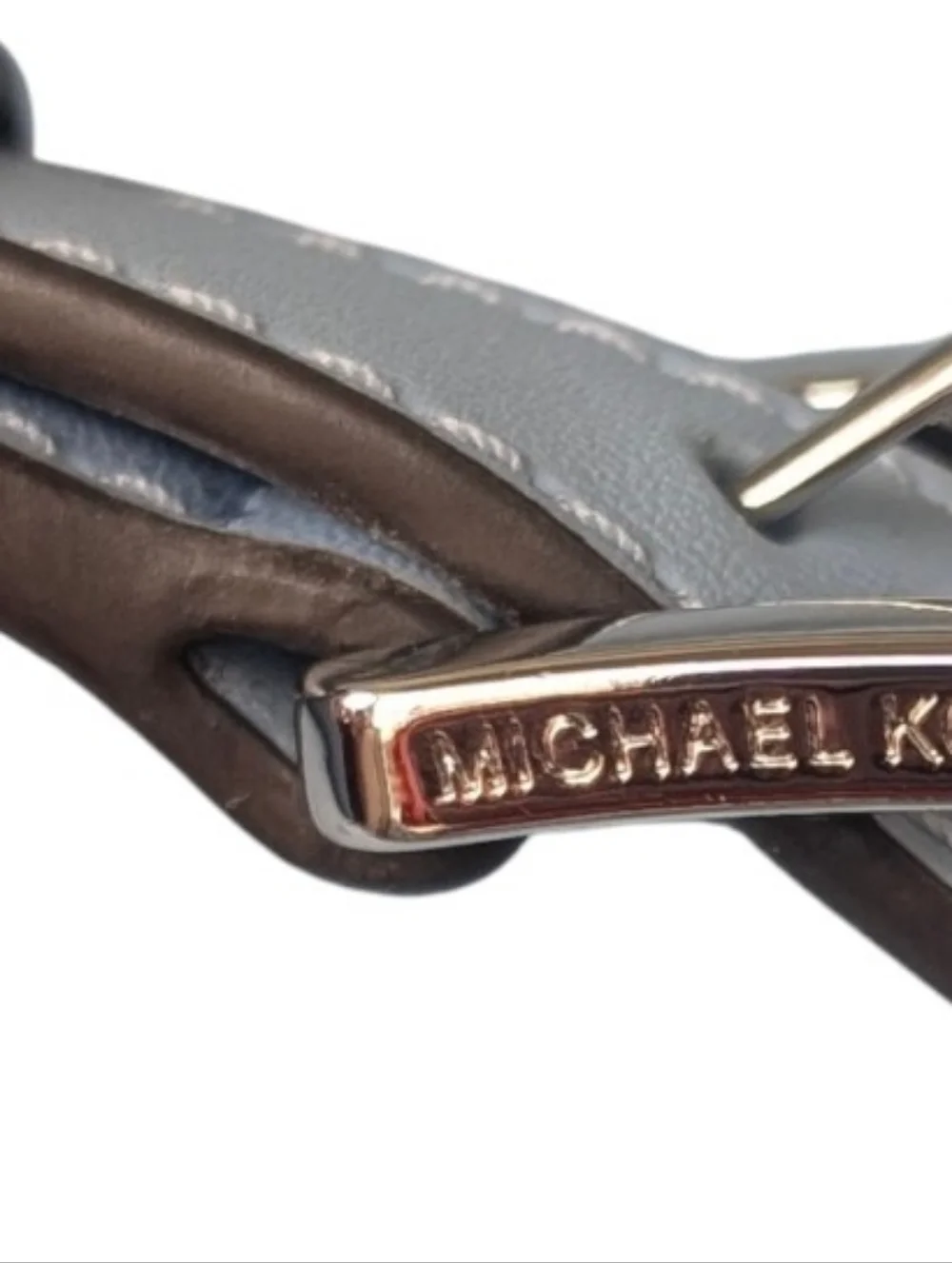 New MICHAEL KORS OUTLET Rhea Medium Embellished Patches blue Backpack